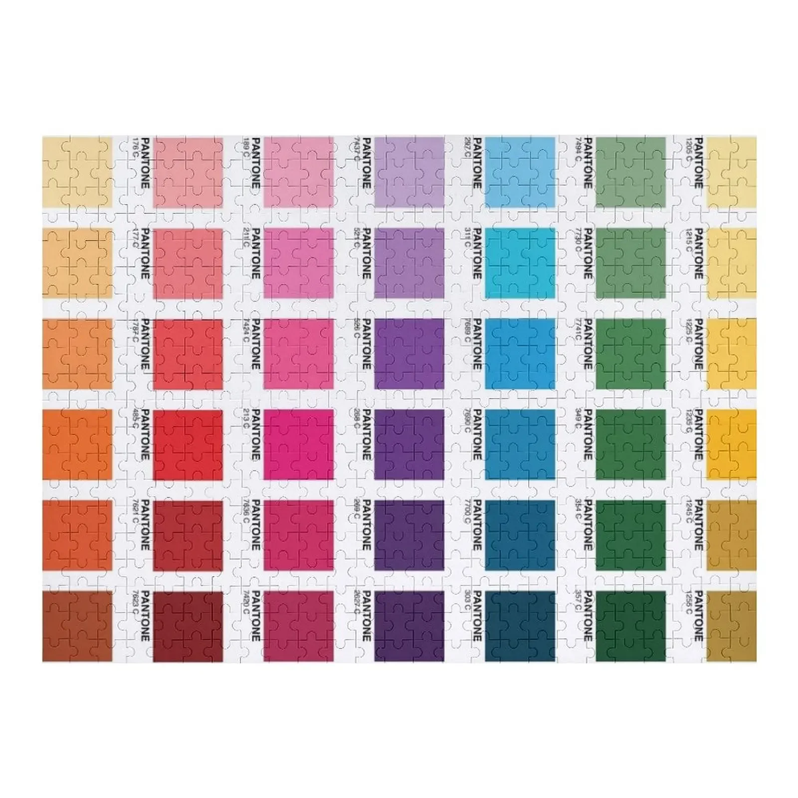 Shades of Pantone Colors Jigsaw Puzzle Custom Wooden Gift Photo Custom Christmas Gifts Game Children Personalize Puzzle
