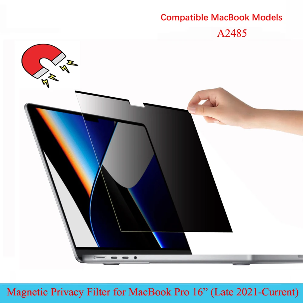 Privacy Filter Laptop Antiglare Screen Protector Black For
