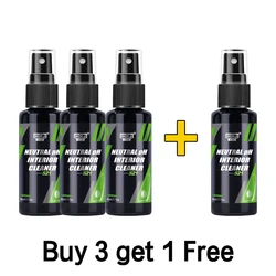 Multipurpose Auto Interior Cleaner - Ceiling, Leather, Flannel, Fabric Cleaning Solution (50MLx4pcs)