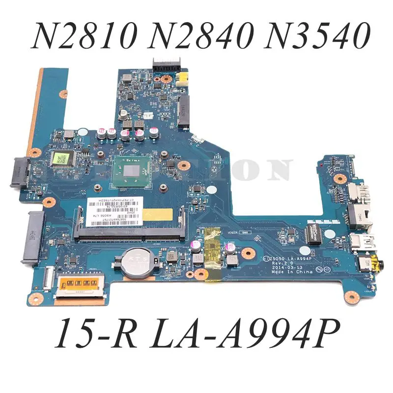 

Материнская плата ZS050 для ноутбука HP 15-R 250 G3 256 G3 с процессором N2815 N2840 N3540 DDR3 788289-501 774771-001 788289-001