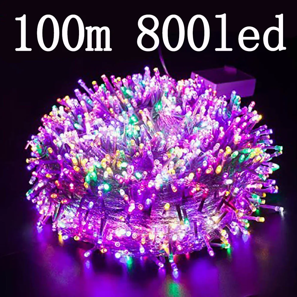 100m800ledXmasOutdoorchristmaslightsledstringlightsLuces