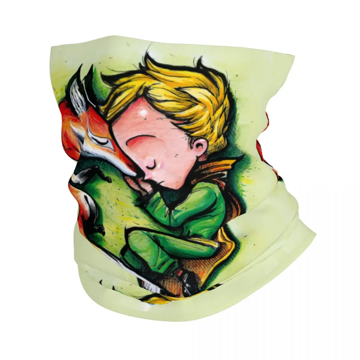 

Love The Little Prince Fox Neck Gaiter Men Women UV Protection Winter Classic France Fairy Tale Fiction Bandana Scarf for Ski