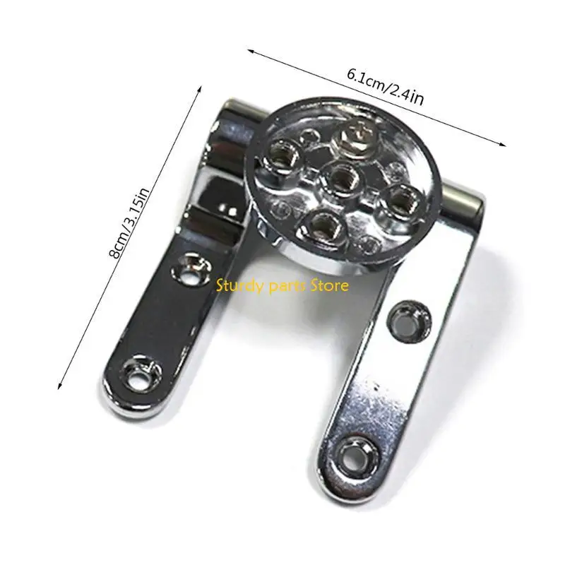 97QC 2pcs/set Convenient Toilet Hinges Toilet Lid Hinges Contemporary