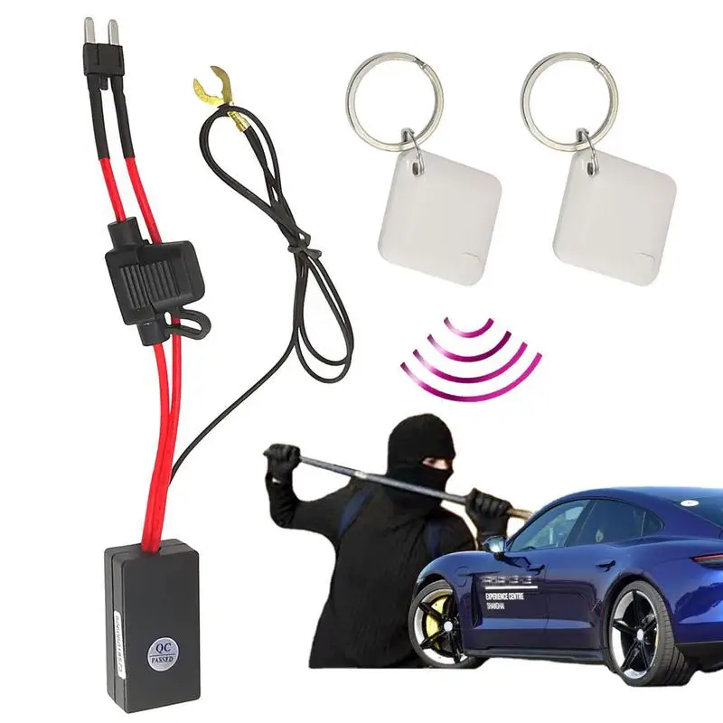 

Wireless Immobilizer For Car Auto-Sensing Car Alarm System Anti Hijacking Theft Security Universal Car Alarm System With Big LCD