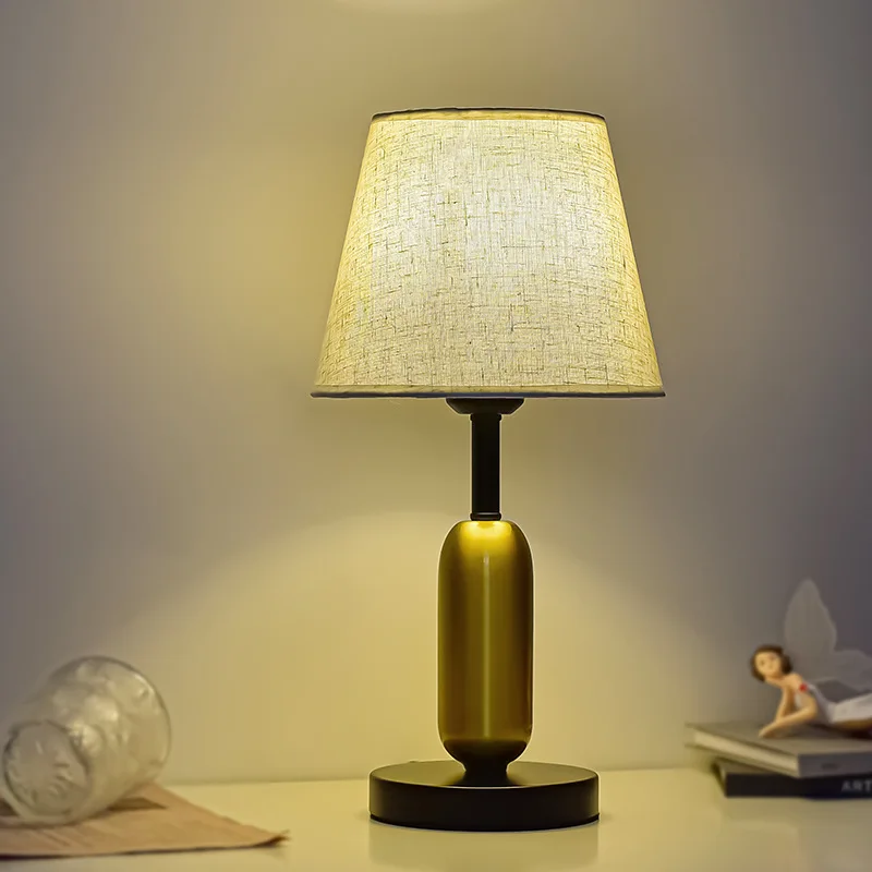 USB 야간 조명 레트로 빈티지 LED 책상 램프, 북유럽 침대 옆 홈 룸, 호텔 장식, 침실 분위기 테이블 램프
