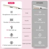 New 2 in 1 Professional Hair Straightener with 4 Gears Heat Ceramic Ionic Fast Heat-Up Negative Ion Hair Flat Iron Lcd Display 5