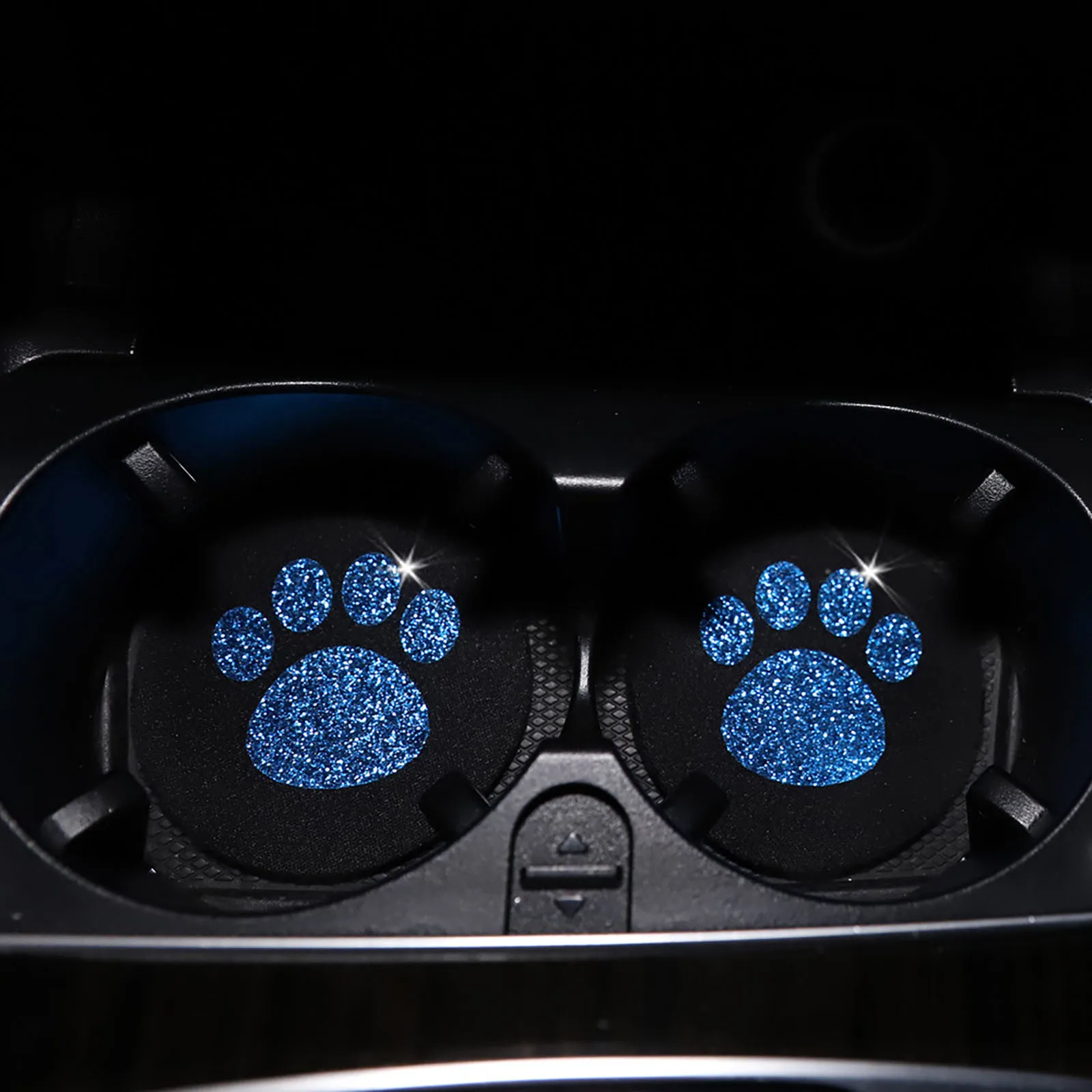 Car Ceiling Accessories Car Holder Universal Non Slip Silicone Cup Holder Insert Crystal Rhinestone Interior Accessories