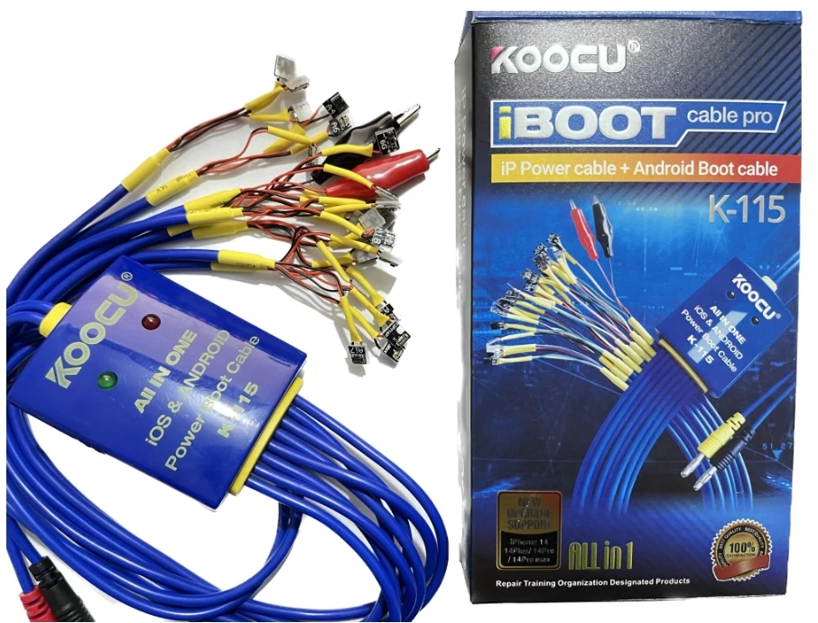 KOOCU K-115 Cable Pro iBooT iP Power cable + Android Boot Cable Dedicated Power for iPhone and Android i Boot