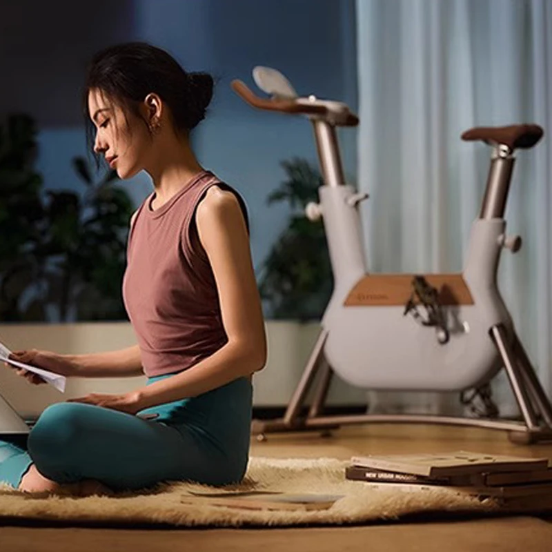 Spontaneous electric bike, home fitness bike, professional weight loss exercise equipment for girls R6