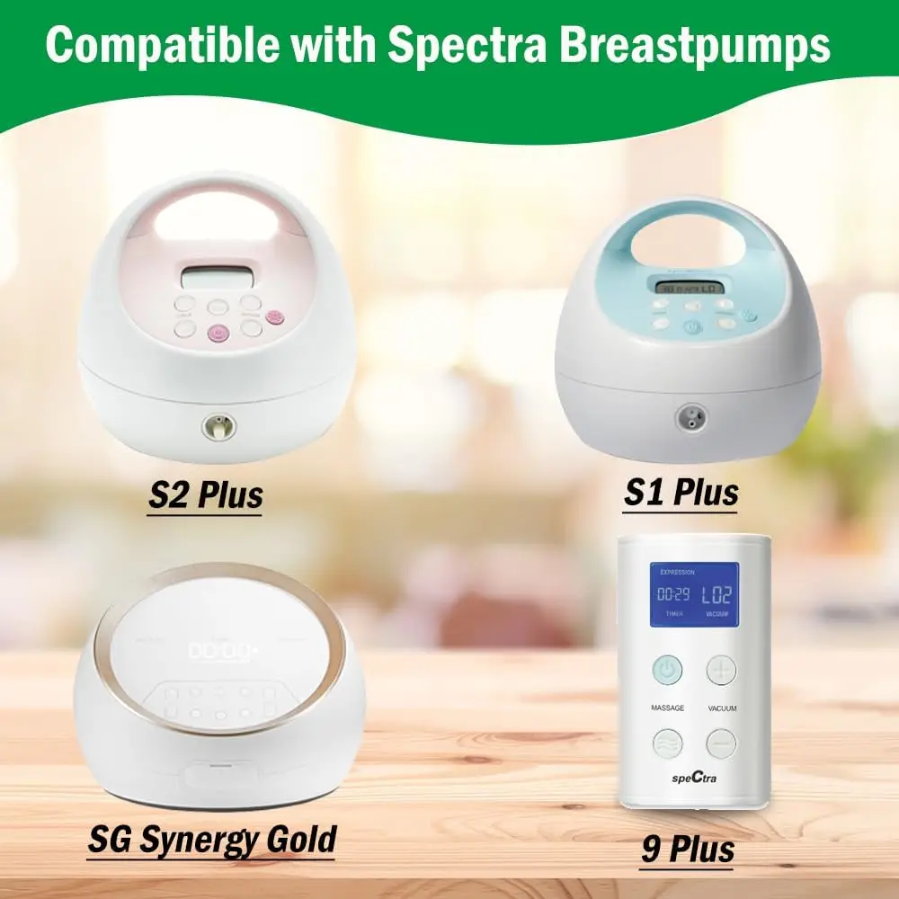 Backflow Protector and Tubing Compatible with Spectra S1 Spectra S2 9 Plus Breast Pumps Replacement Accessories