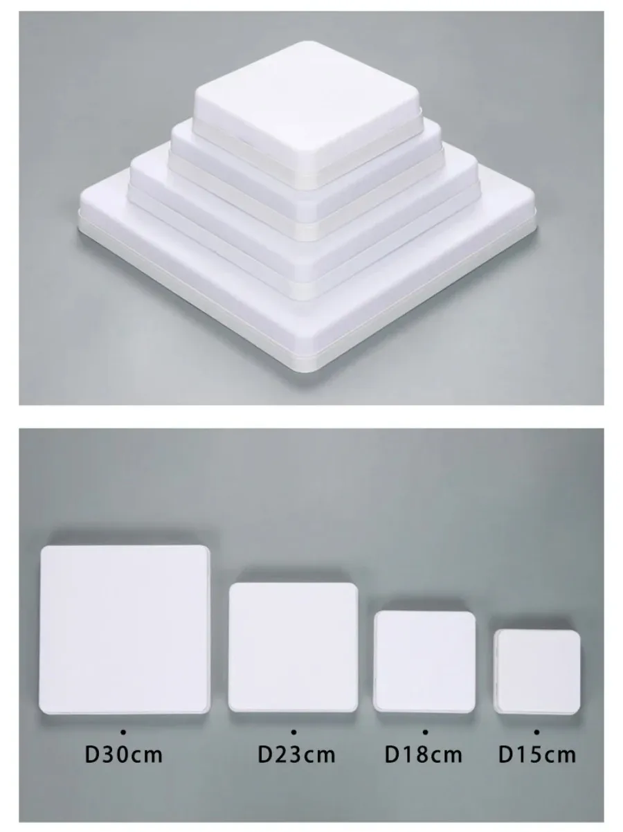 Square Energy-saving LED Ceiling Light Highlight 48W 36W 24W 18W 85-265V Living Room S5c0189c57d444eebafabb2f004260f58S