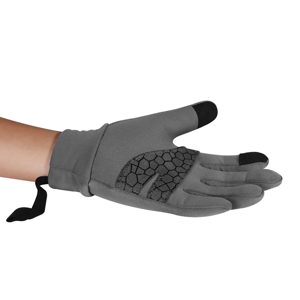 Cycling Gloves Kids Outdoor Sport Thermo Fleece Cycling Gloves Waterproof Running Gloves With Anti-Slip Windproof Touch-Screen For Boy Girl