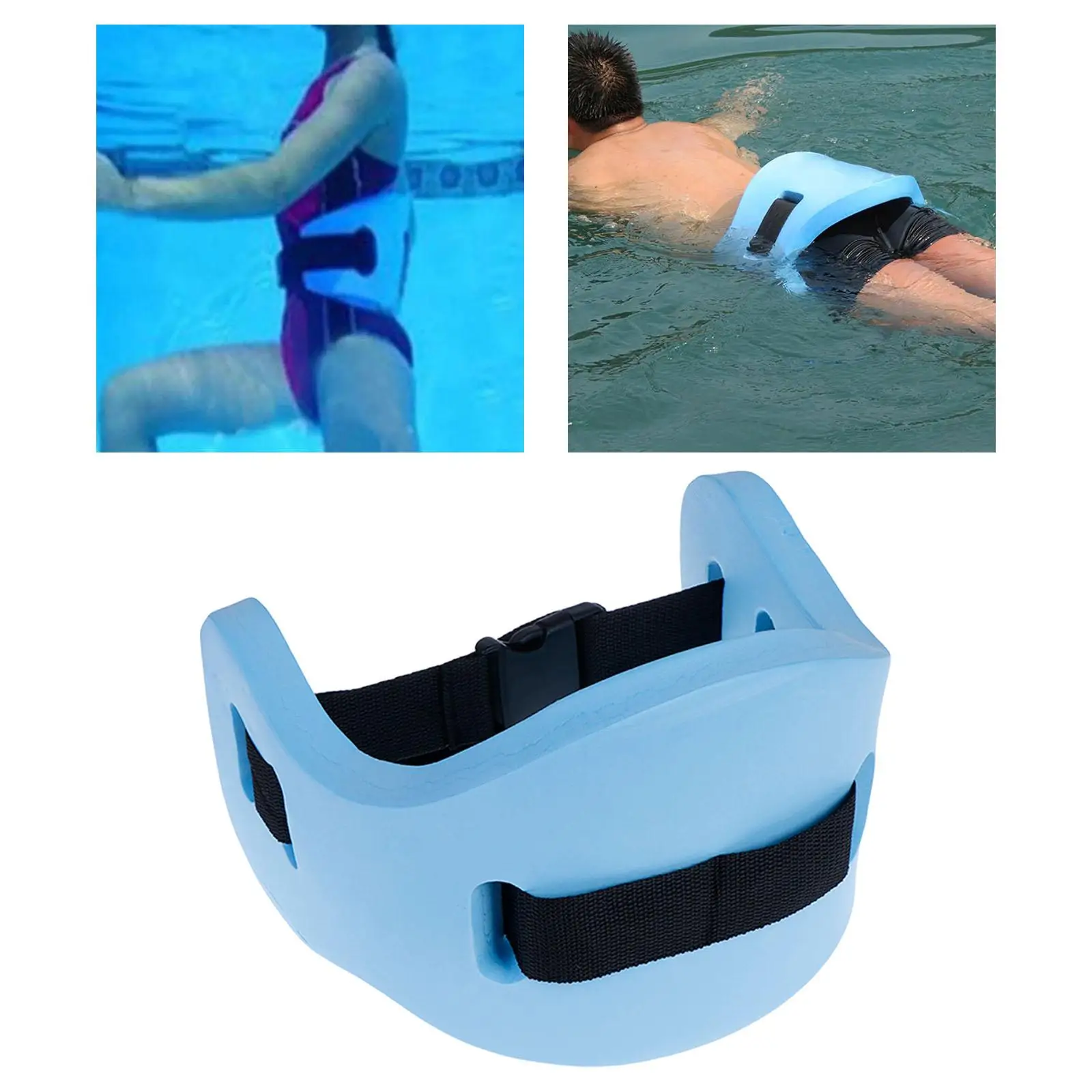 Swimming Waist Belt Swim Training Belt Kick Board Back Flotation Learning Gear EVA Buoyancy Waistband for Adults Children Kids 5
