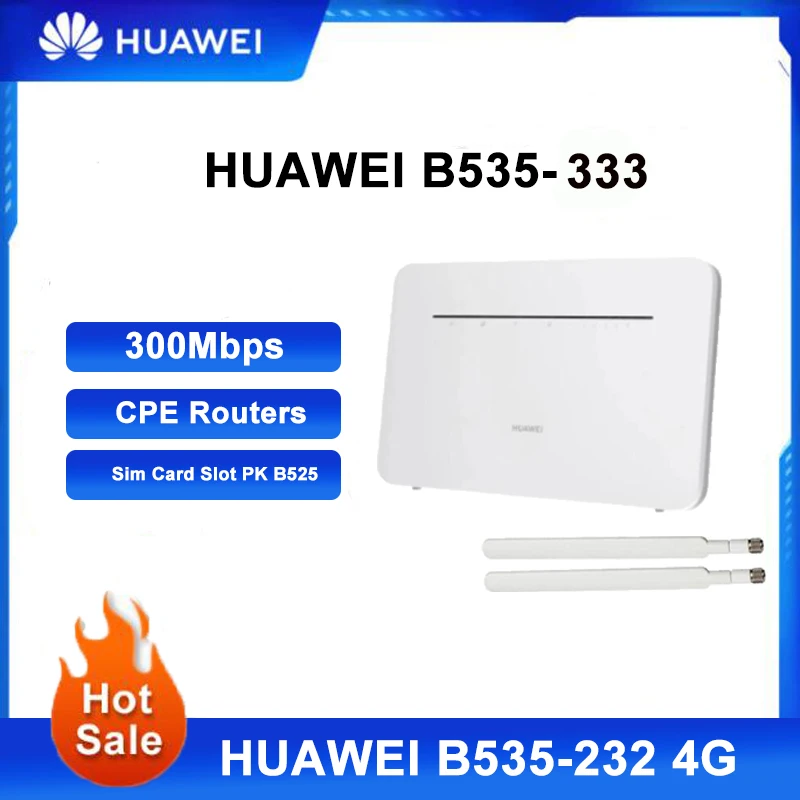 

New HUAWEI B535-333 4G+ 400Mbps LTE CAT 7 Mobile WiFi wireless Router LTE 1 3 7 8 20 28 32 38 support rj11, PK B818 B525s-65a