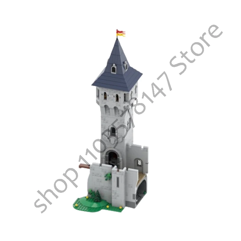 

Fast delivery MOC-130733 Lion Knight Castle Expansion Small Particle Assembled Building Blocks Toy Set