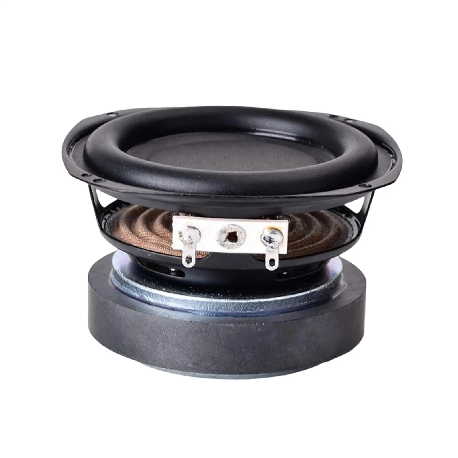 Mini Woofer Subwoofer Speaker Rubber Edge Loudspeaker Low Noise Powerful HiFi Amplifier Speaker for Vehicle Travel Outdoor Home