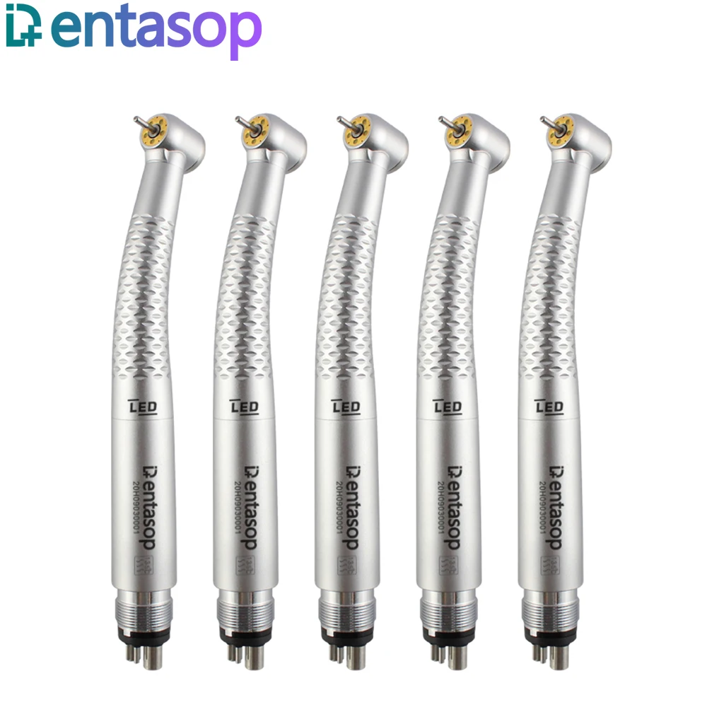 

DENTASOP Premium Dental High Speed Handpiece with 5 LED Lighting Lamp Beads, Autoclavable dental equipment laboratorio dental