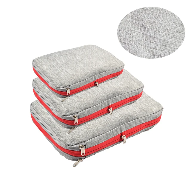 Set Cubi Compressione Viaggio - Borse Organizer Leggere Per Bagaglio - Foto 5