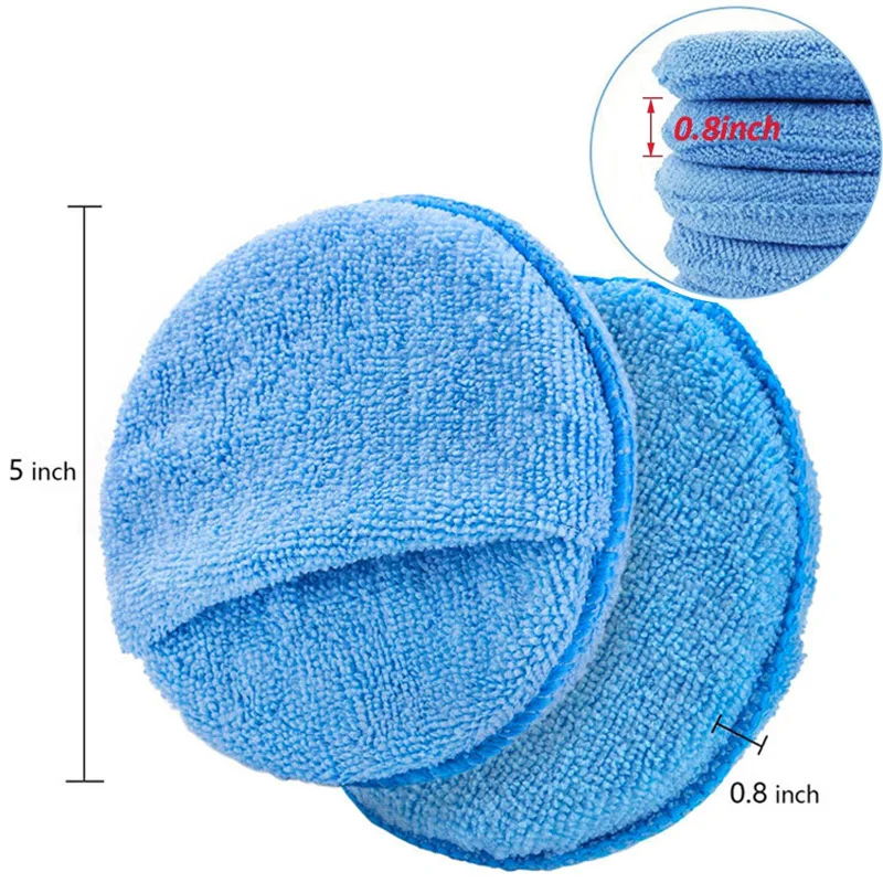 Car Polishing Waxing Sponges Pad 5 Inch 6