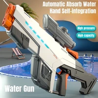 Children Fully Automatic Repeater Water Guns Hand Self-integration High-pressure Absorb Water Electric Water Gun Toys for Kids 1