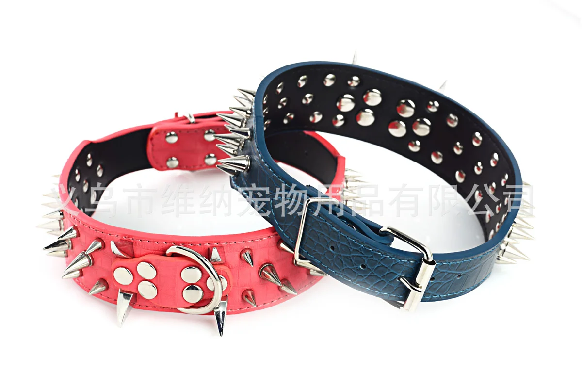 Title 1, Dog Cat Collar Spiked Studded Pet Necklace For ...