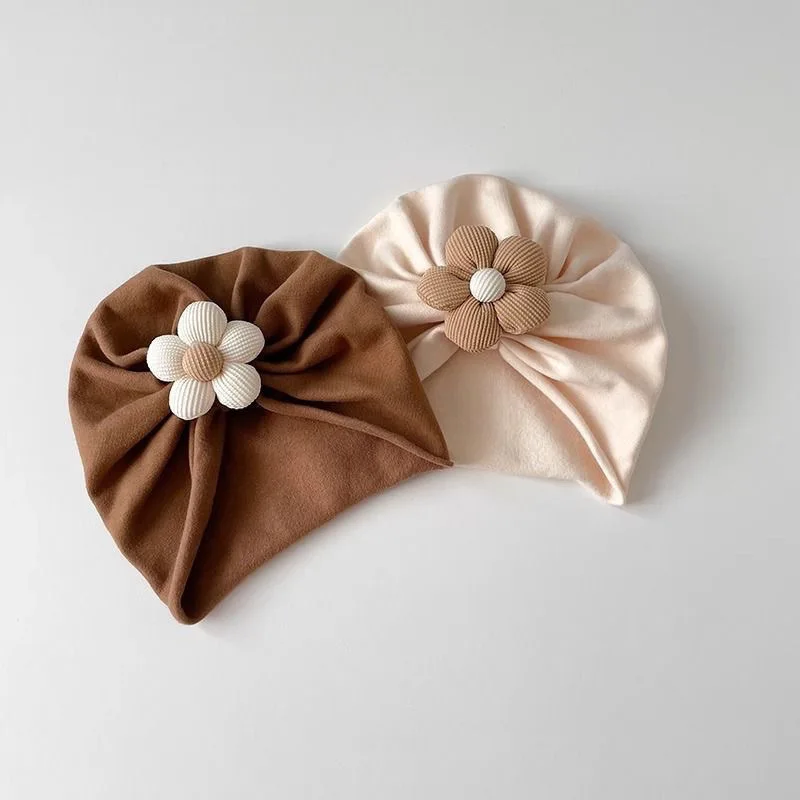 2 قطعة قبعة الطفل الجوارب مجموعة أزهار لطيفة الرضع الفتيات عمامة قبعة لينة الوليد طفل قبعة مرنة المضادة للانزلاق الجوارب