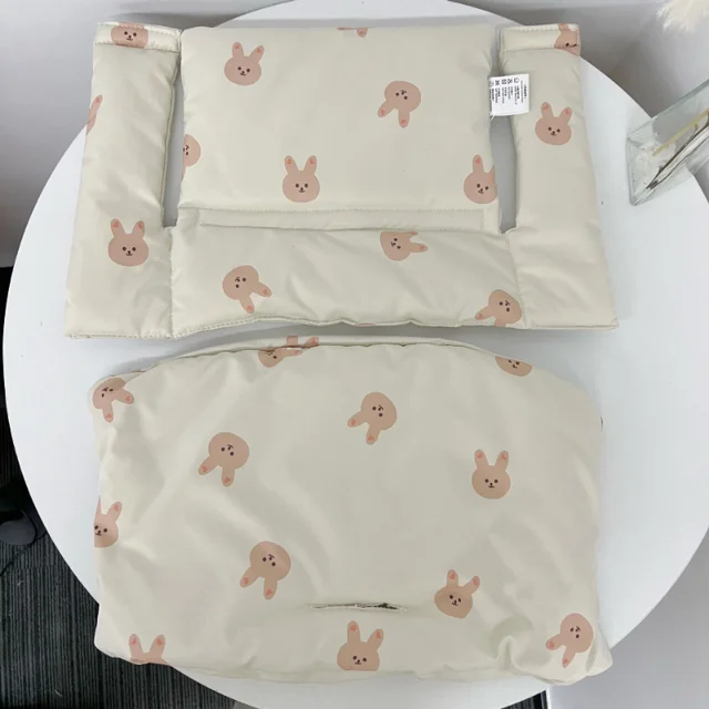 Soft Highchair Cushion Washable Baby Dinner High Chair Seat Cushion Liner Mat Pad Back Cushion for Stokk Trip Trap High Chair 6
