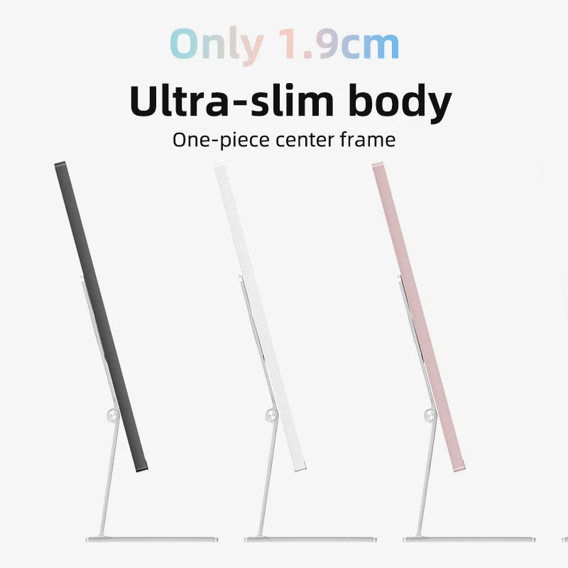 쿠이콘 27인치 알루미늄 합금 디자인 디스플레이 2K 4K 5K 해상도 144HZ 주사율 LCD 모니터 게이밍 PC 데스크탑 모니터