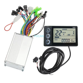 Bicicletta elettrica 24V 36V 48V 52V 60V con pannello Display LCD E-bike Scooter Controller Brushless S866 per motore BLDC 250W 350W