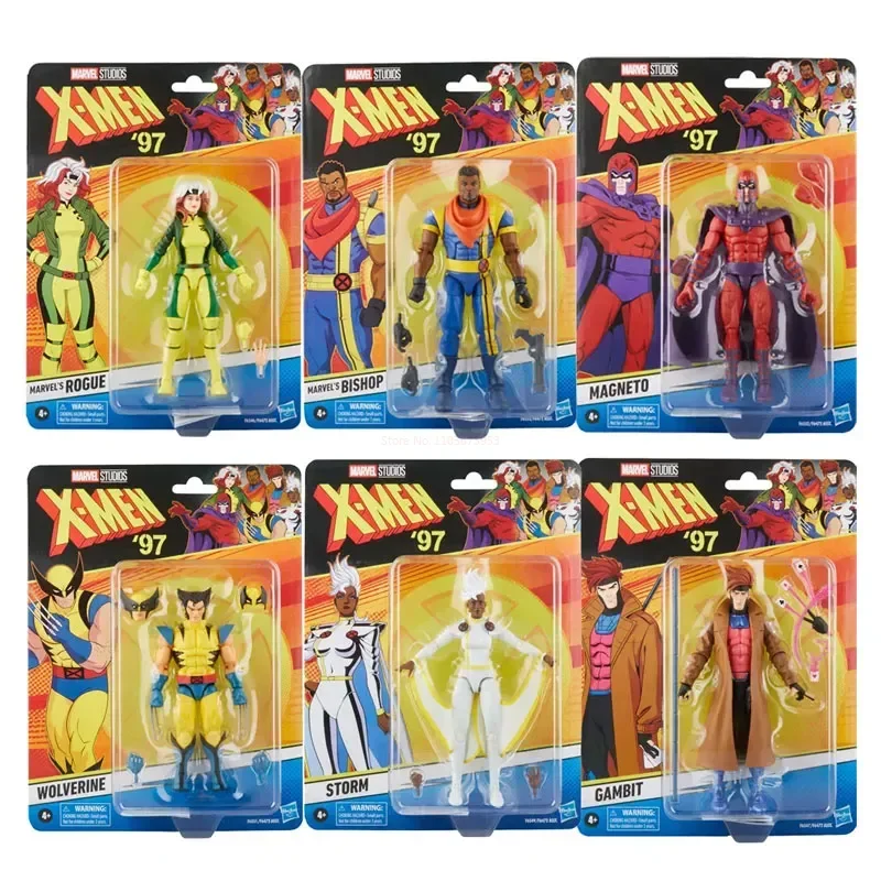 

Marvel Legends Figure Series X-Men Marvel Rogue Bishop Storm Magneto Wolverine Gambit Action Figures Model Toy Christmas Gifts