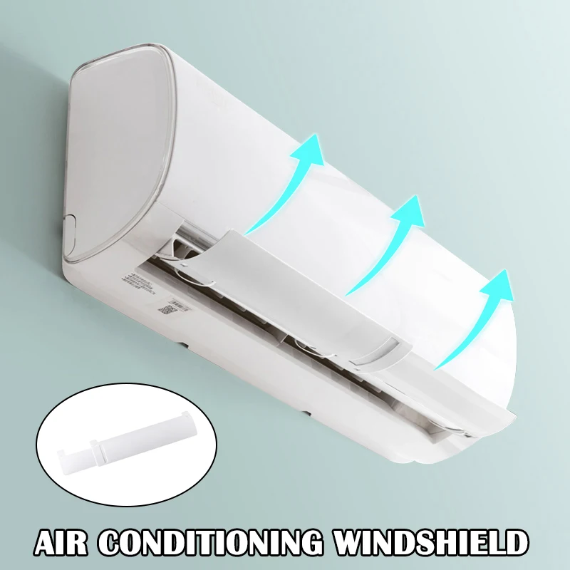 Description Picture 2 of itemAir Conditioner Wind Deflector Retractable Adjustable Anti-Direct Blowing Air Guide Windproof Air Cooled Baffle for Bedroom