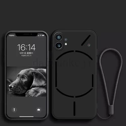 Cover protettivo shockproof in silicone liquido con lanyard e finitura morbida