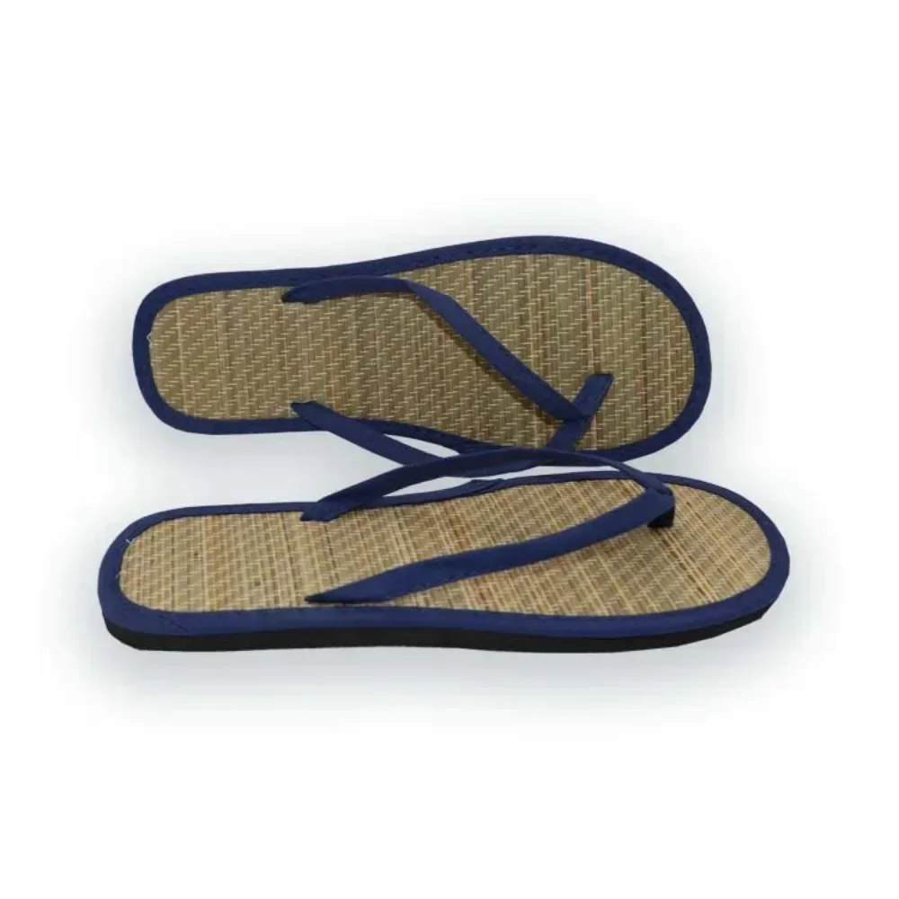 Women Flat Flip-flops Slippers Comfortable Non-slip Sandals Bamboo Rattan Flip Flop Home Bathroom Fashion Slippers Zapatos 4