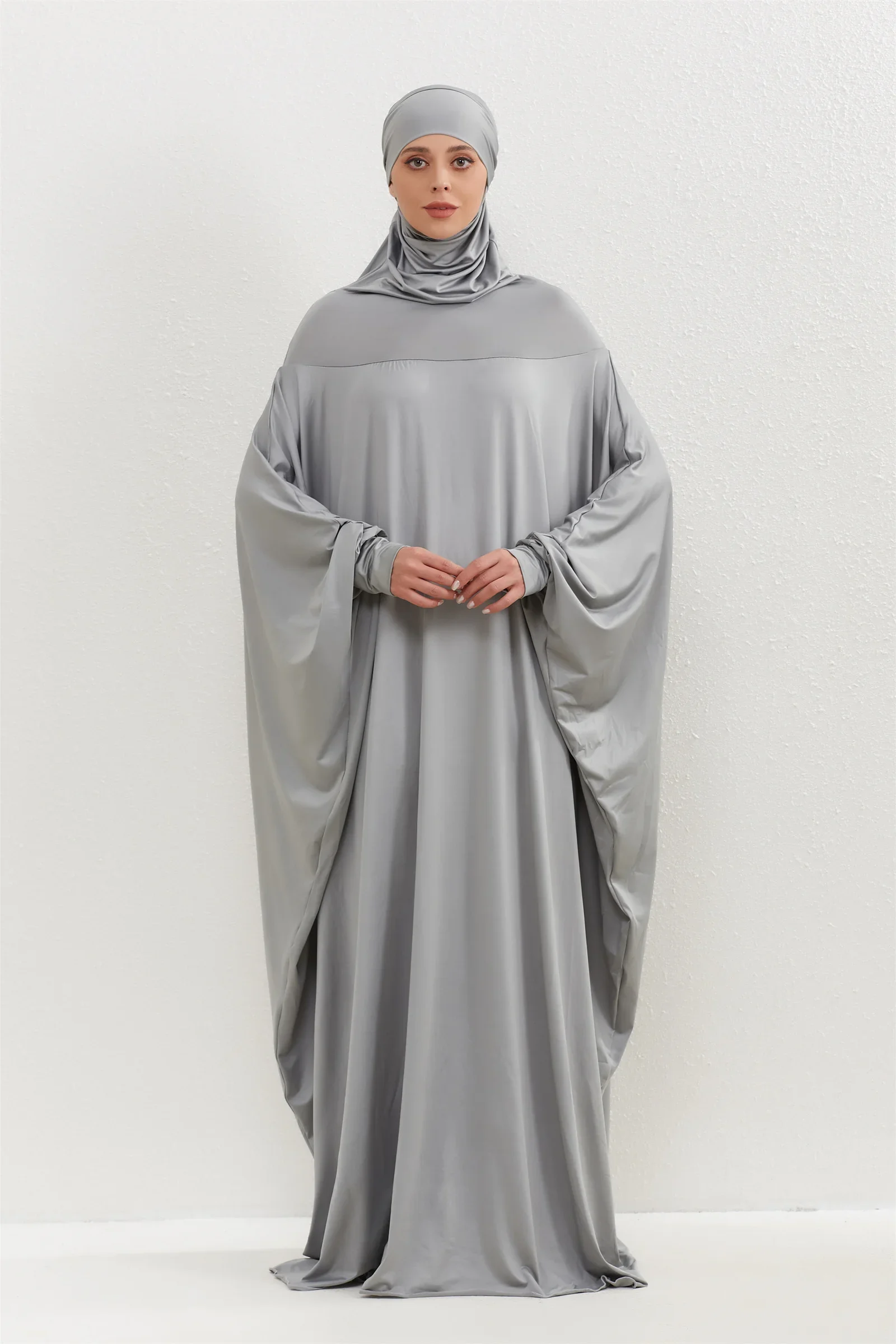 Hooded Muslim Prayer Abaya Dress S5c024ee9052e42d787486390100c4755L