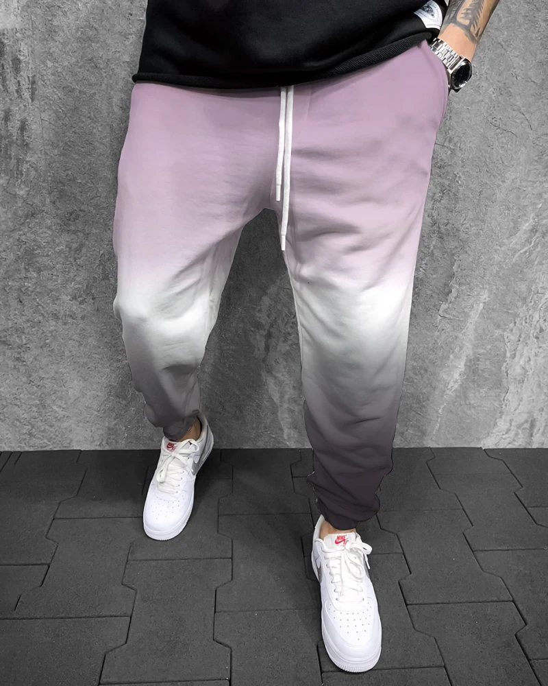 Tanie MARKA KRALI-spodnie dresowe, szare, moro, Fitness, kolorowe, spodnie dresowe dla mężczyzn sklep