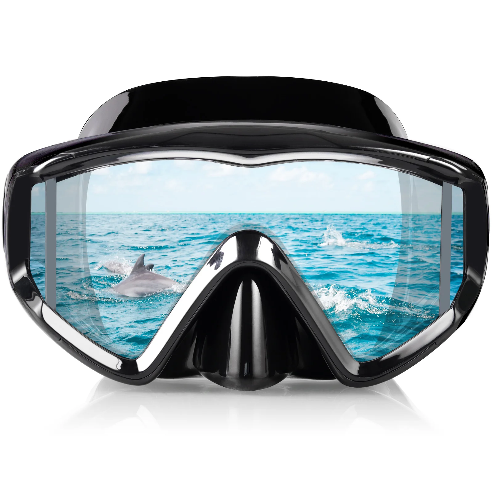 Anti-Fog Swimming Snorkel Mask Suitable for Adults Scuba Dive Swim Snorkeling Goggle with PC Lens