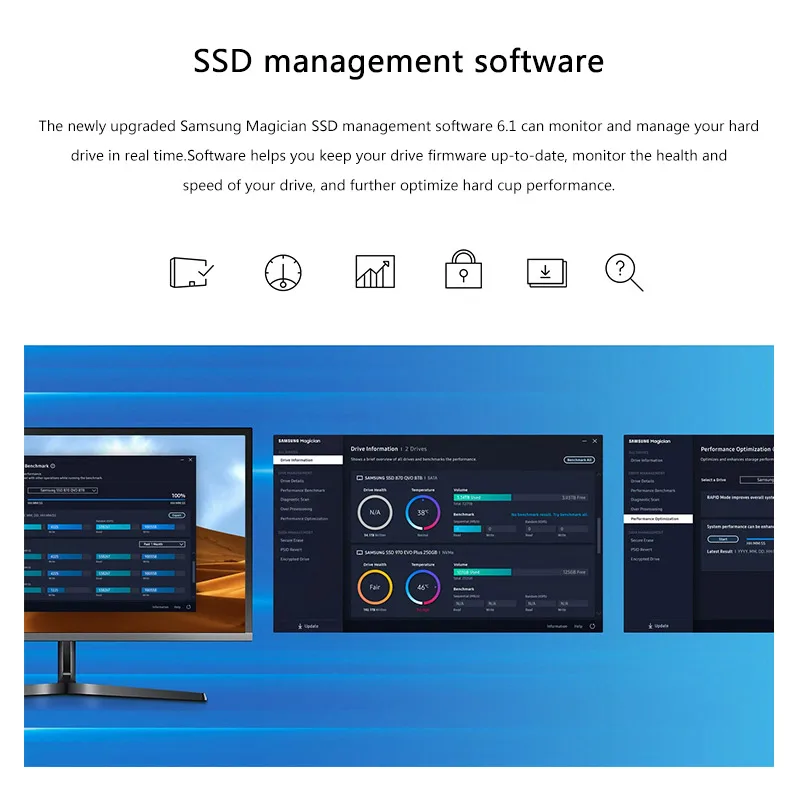 NEW Original SAMSUNG 870 QVO SATA III SSD inch SSD Internal