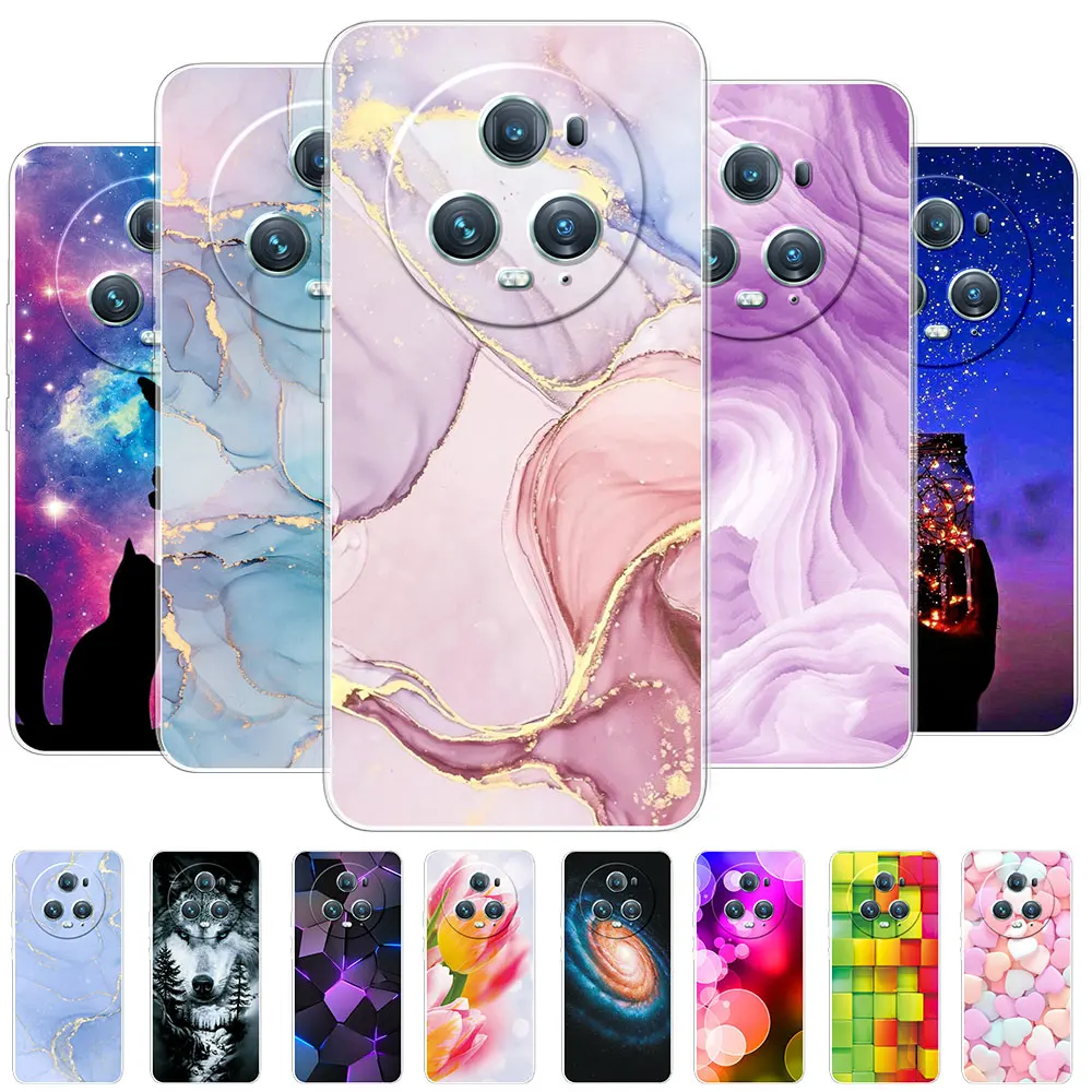 Per Honor Magic5 Pro Custodia Per Honor Magic 5 Custodia Posteriore Trasparente In Silicone Morbido Funda Per Honor Magic5 Lite Bumper Coque