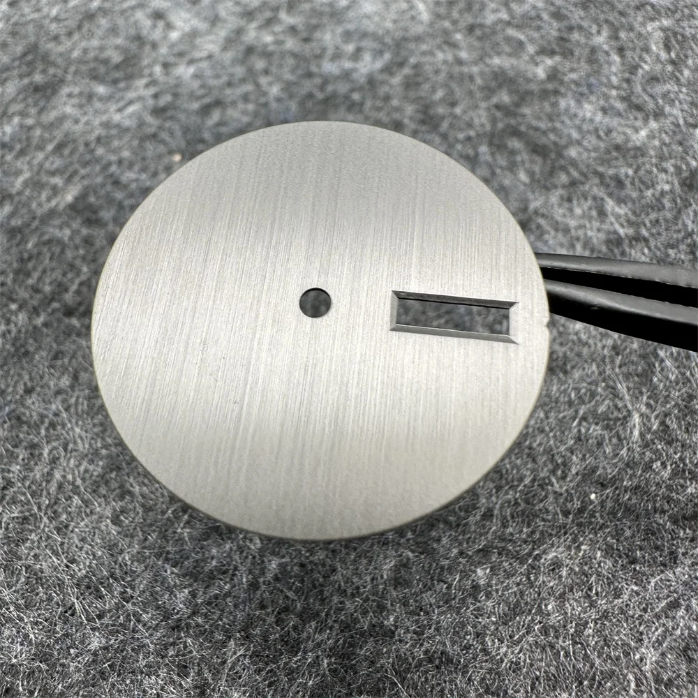 Vertical Texture Watch Dial Blank with Calendar Options