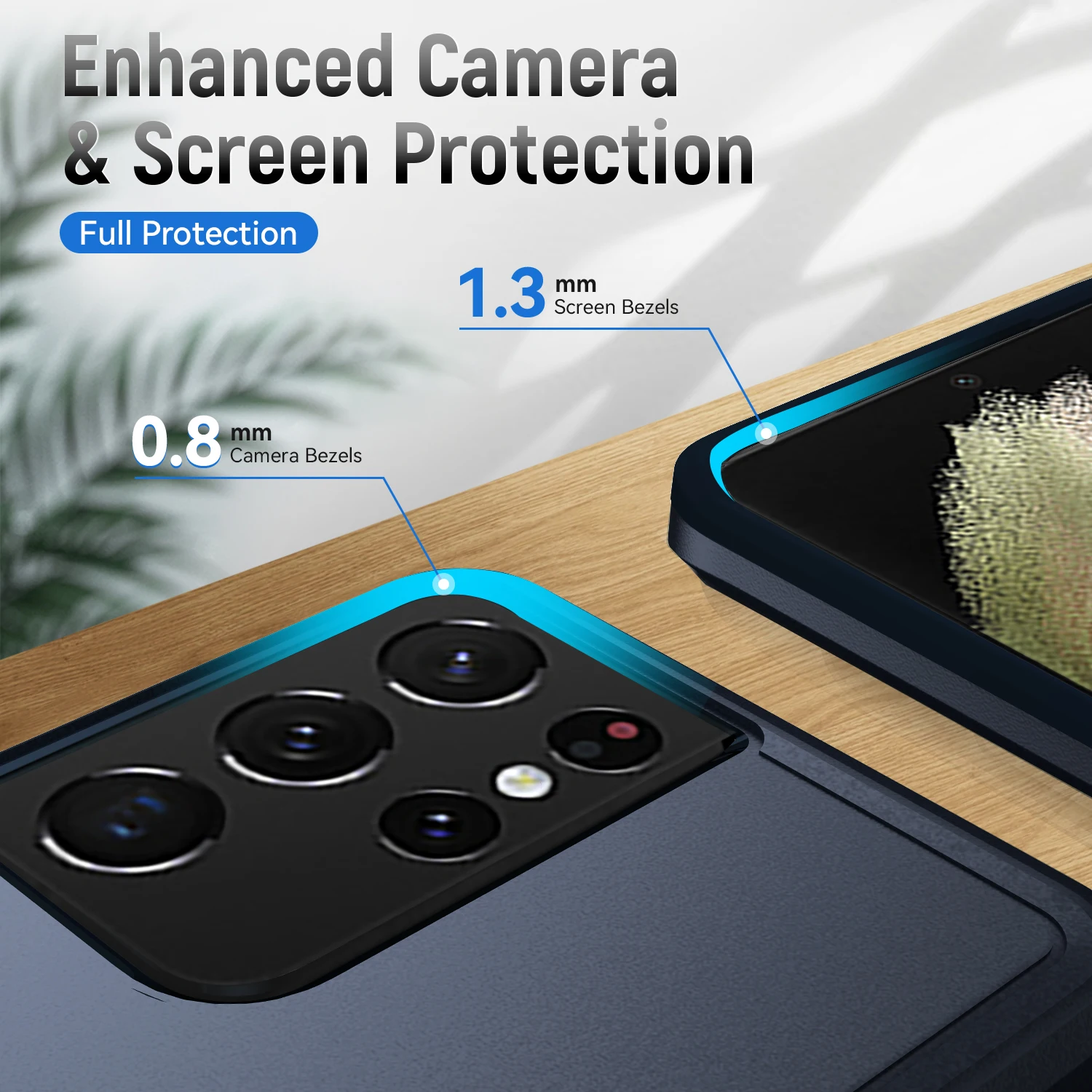 Enhanced Dual-Layer Shockproof TPU/PC Phone Case with Fashionable Armor Shell Design
