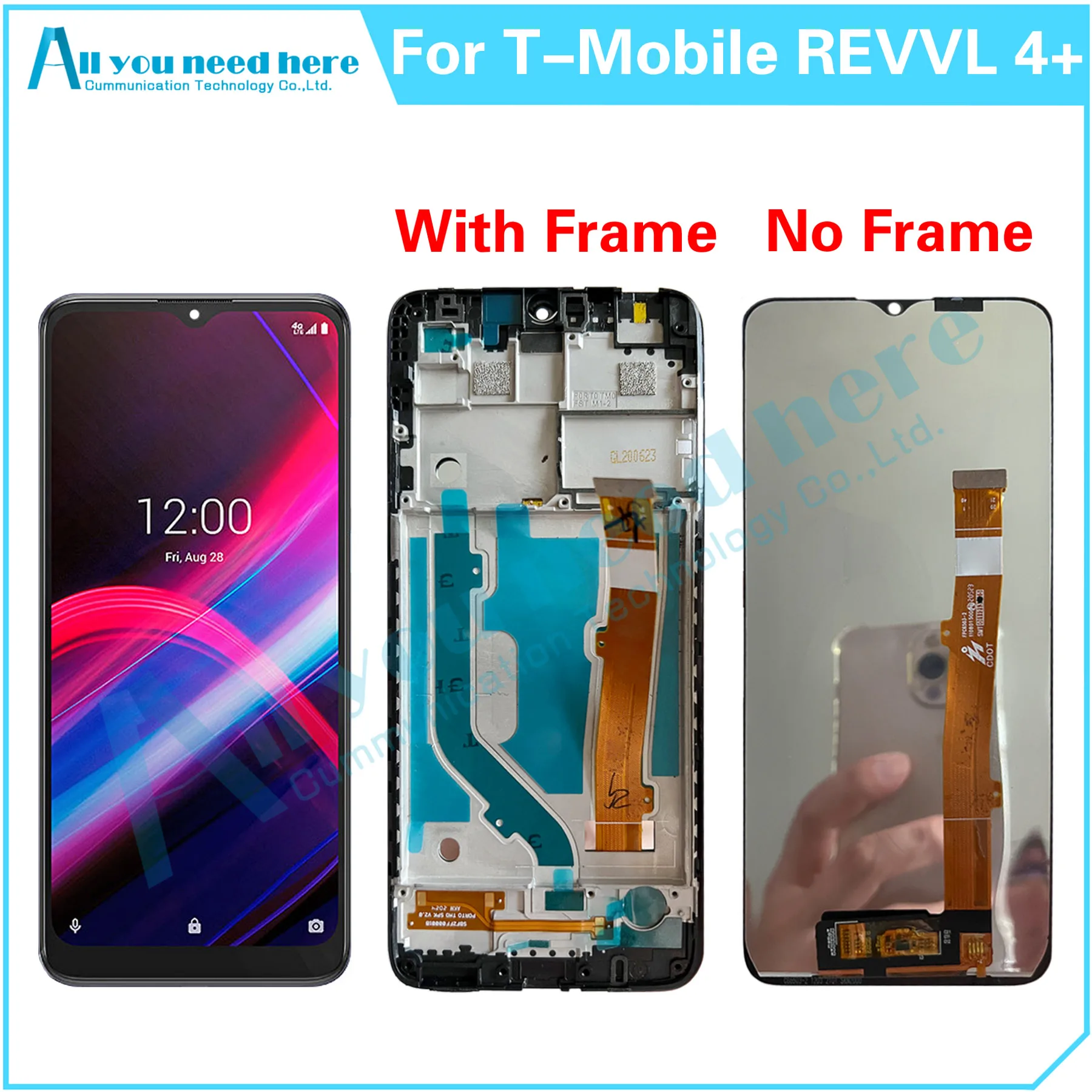 Per T-Mobile Revvl 4 + 5062 5062W 5062Z 4 Plus Display Lcd Touch Screen Digitizer Assembly Parti Di Riparazione Di Ricambio