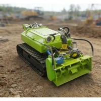 กล้องตรวจสอบหุ่นยนต์ใต้น้ำ รถทำความสะอาดแม่น้ำใต้น้ำ ยานพาหนะสะเทินน้ำสะเทินบก สำหรับขาย 4