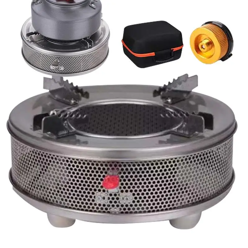 

Outdoor Camping Stove 4000w Portable Outdoor Burner Stove Wind-Resistance Stove For Hiking Fishing Hunting Compact Windproof