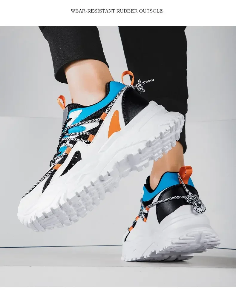 2024 Wandelschoenen 메쉬 리히트지윅 Sok Laodiechao Schoenen, Dikke Zolen Voor Heren 운동화