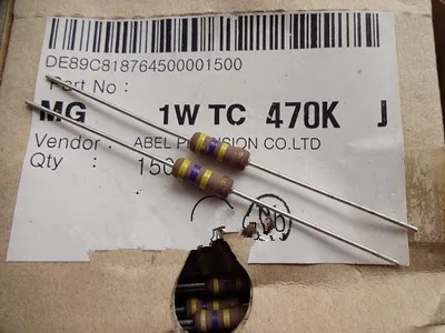 

High power resistors 1W470K 1W 470K 5%