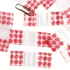 3434 Mini Zip lock bags 100pcs Plastic Packaging Bags 2x2cm Reclosable Baggies Dice Printing For Small part Jewelry Lock Seal zi 6
