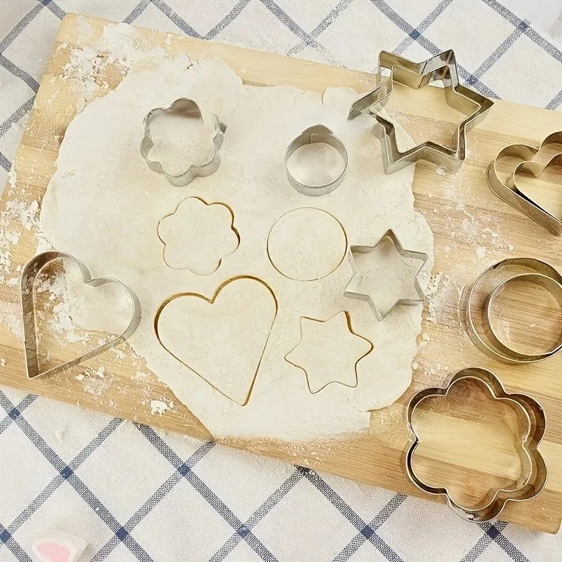 Bitangcheng Round Cookie Cutters,Star Biscuit Cutter
