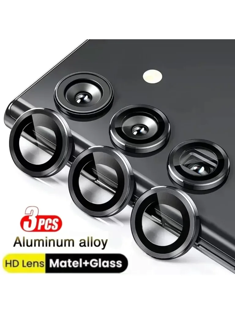 3-Pack Premium Phone Lens Tempered Glass Protectors