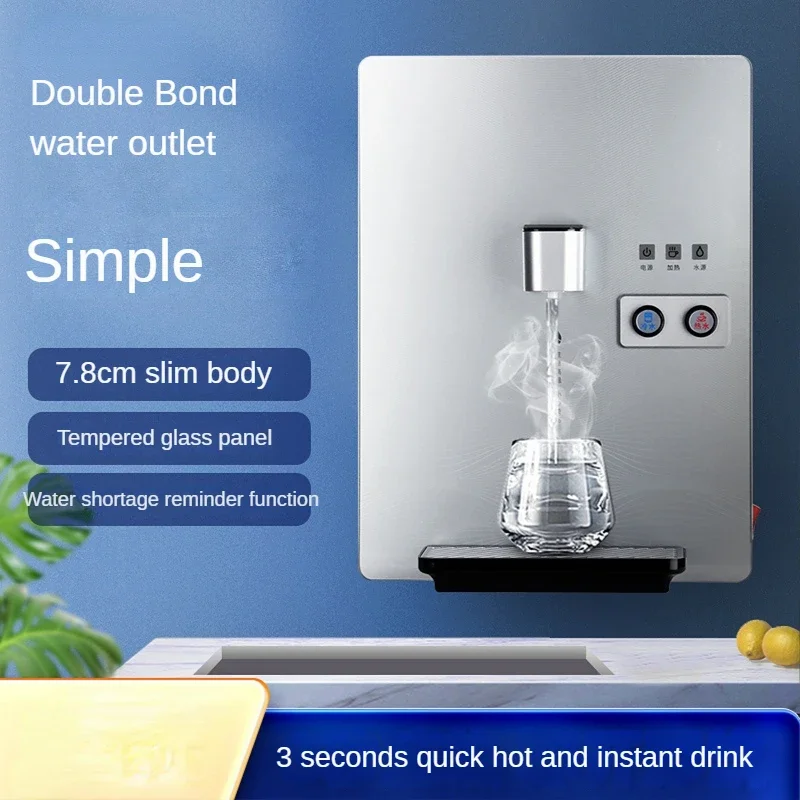 Pipeline Machine Household Wall-mounted Direct-drinking Machine Kitchen Small Desktop Instant Drinking Glass Screen