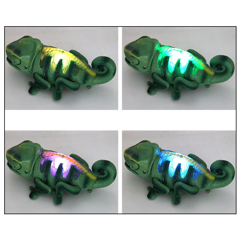 RC Cabrite Intelligent Robot Animal Remot Control Chameleon Walk Eat Electronic Lizard Pets Electric Toys Kids Birthday Gift 5
